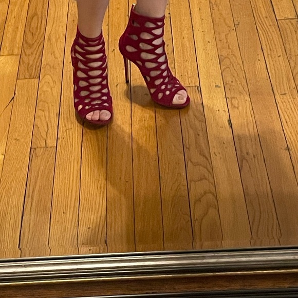 Aquazzura Fuchsia cut out 37, bootie - Picture 6 of 6